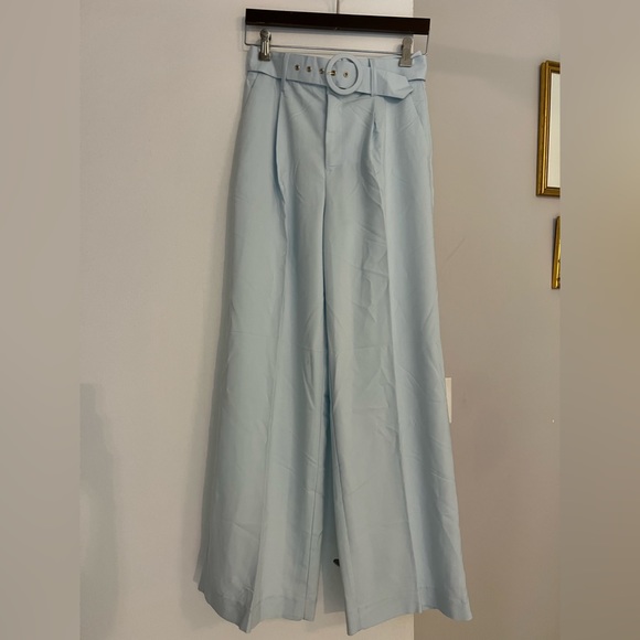 NWT LIGHT BLUE House of Harlow 1960 GORGEOUS Blue Color Suit Trouser Pants. SZ 6 - Picture 1 of 11